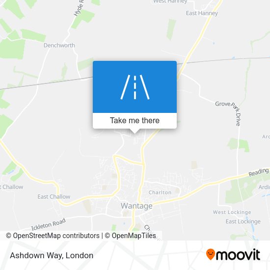 Ashdown Way map