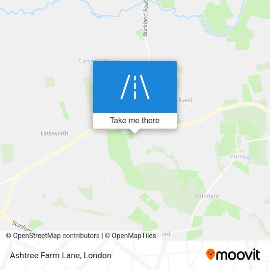 Ashtree Farm Lane map