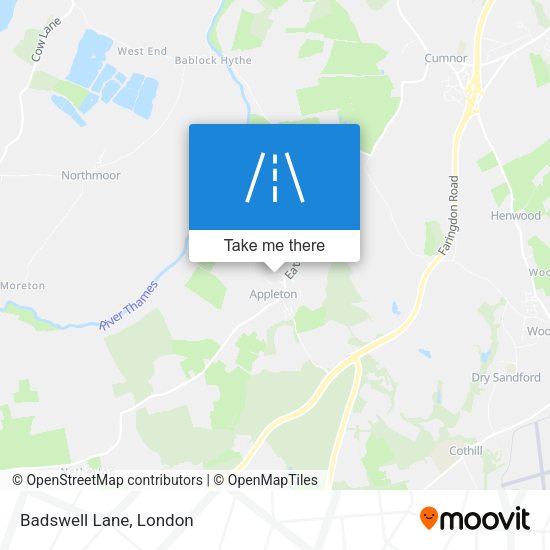 Badswell Lane map