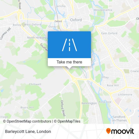 Barleycott Lane map