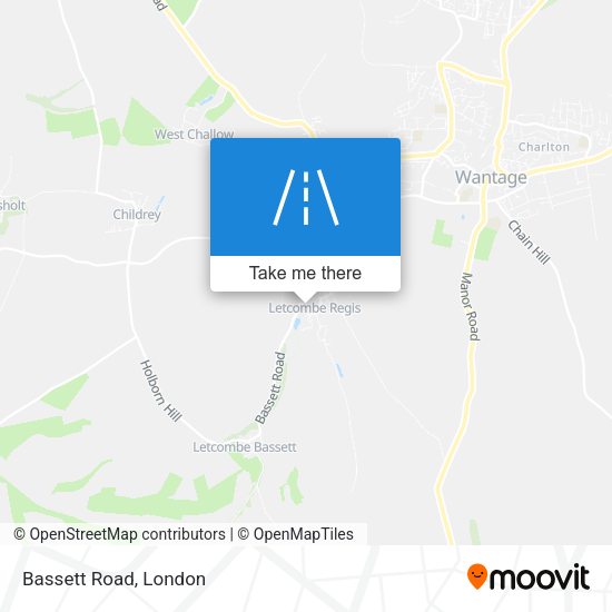 Bassett Road map