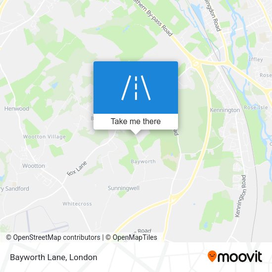 Bayworth Lane map