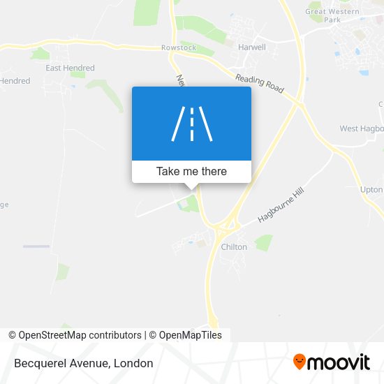 Becquerel Avenue map