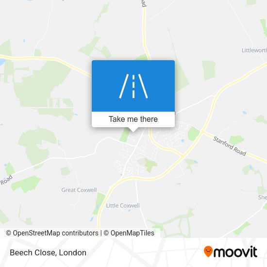 Beech Close map