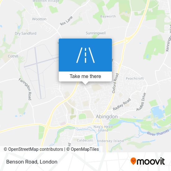 Benson Road map