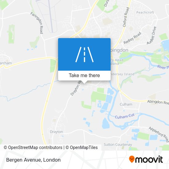 Bergen Avenue map