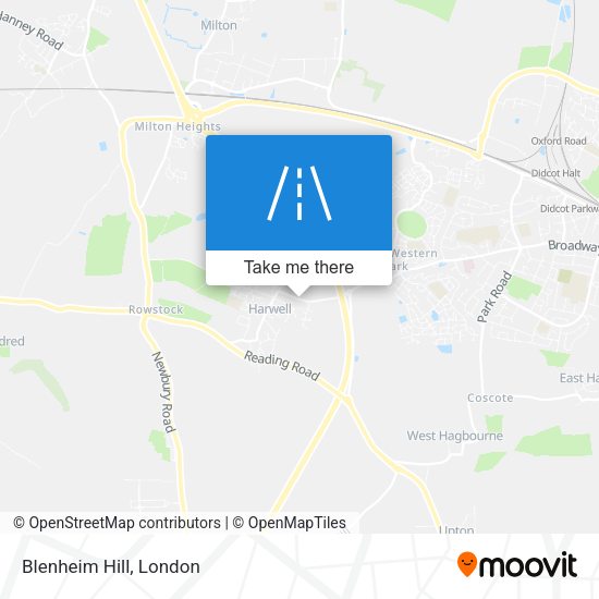 Blenheim Hill map