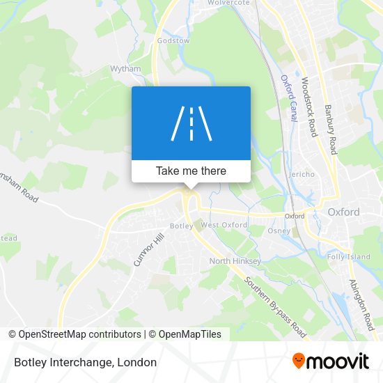 Botley Interchange map