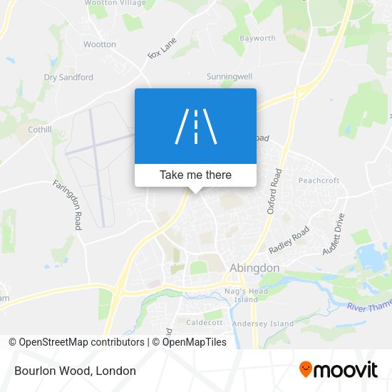Bourlon Wood map