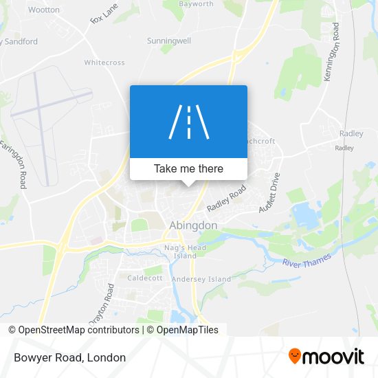 Bowyer Road map