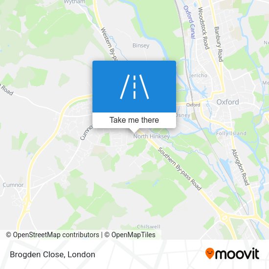 Brogden Close map