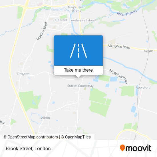 Brook Street map