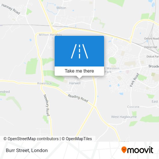 Burr Street map