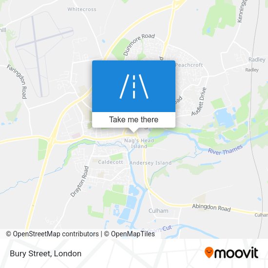 Bury Street map