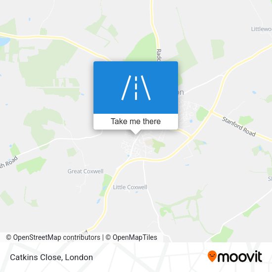 Catkins Close map