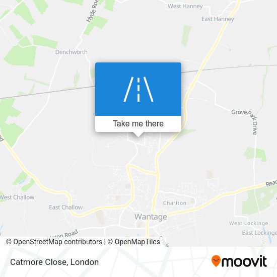 Catmore Close map