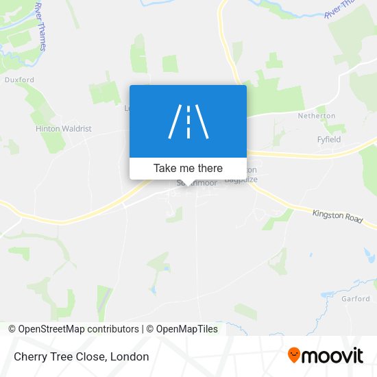 Cherry Tree Close map