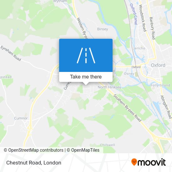 Chestnut Road map
