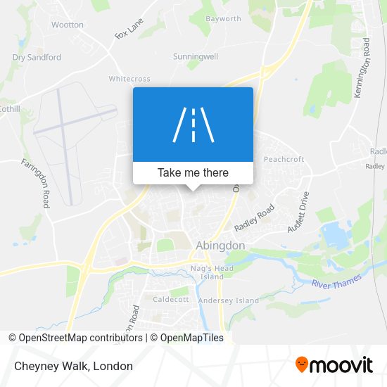 Cheyney Walk map