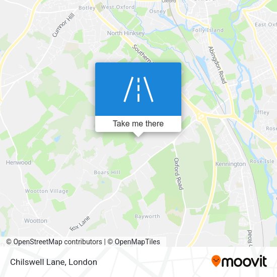 Chilswell Lane map