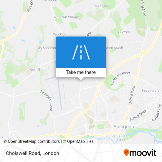 Cholswell Road map