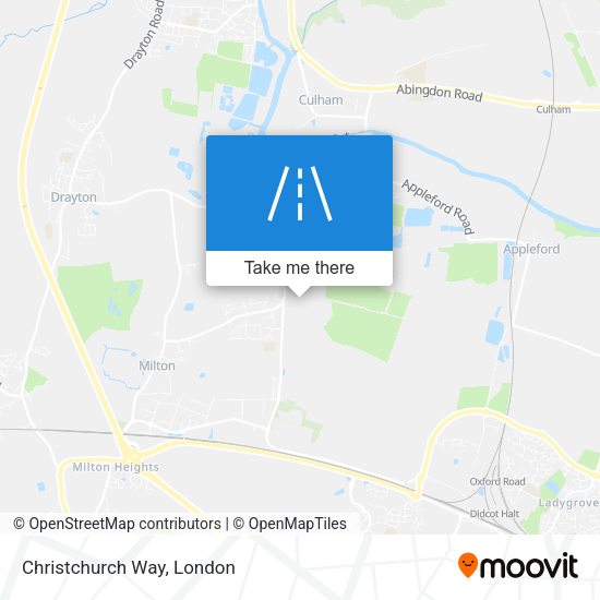 Christchurch Way map