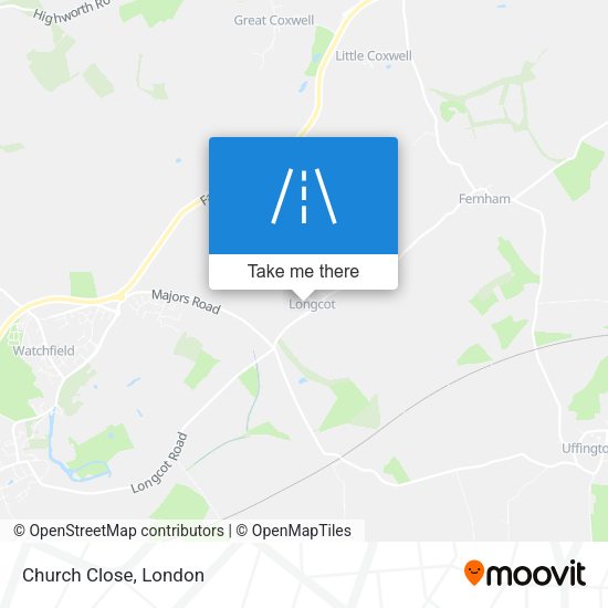 Church Close map