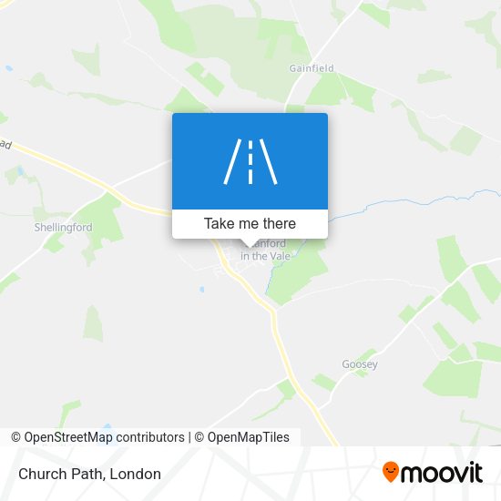 Church Path map