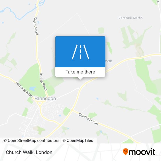 Church Walk map
