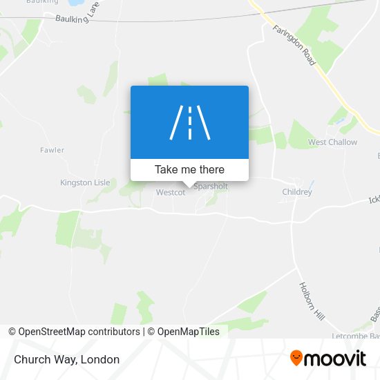 Church Way map