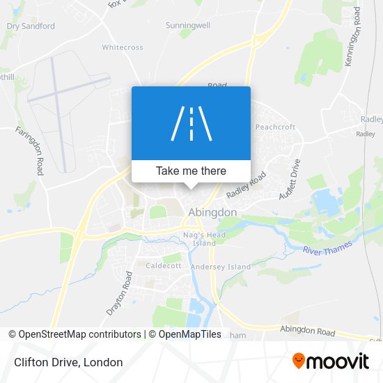 Clifton Drive map