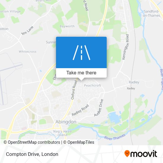 Compton Drive map