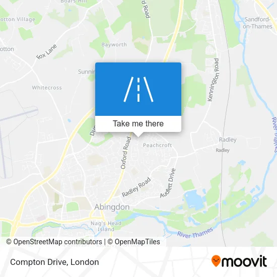 Compton Drive map