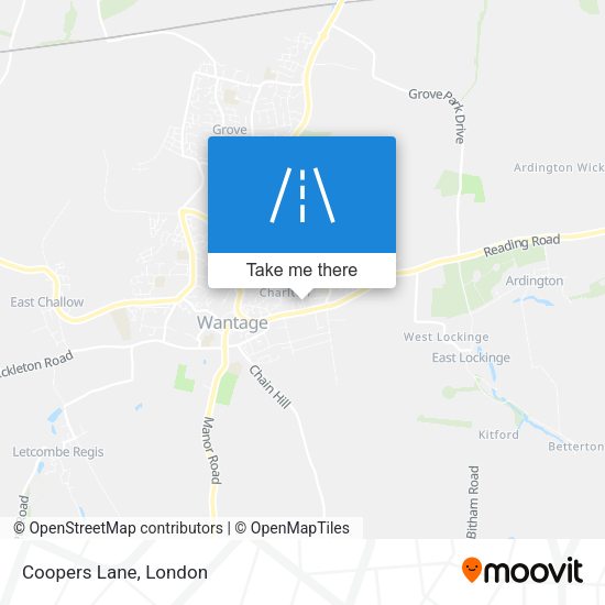 Coopers Lane map