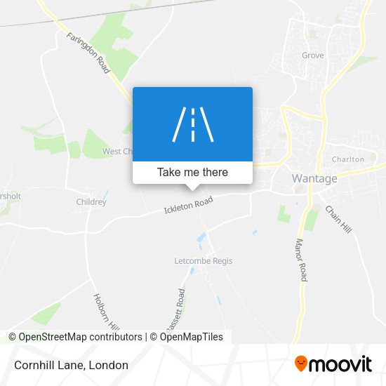 Cornhill Lane map