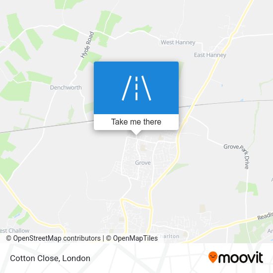 Cotton Close map