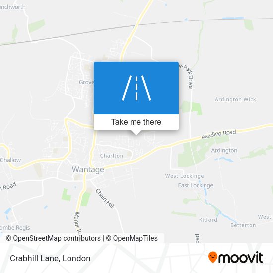Crabhill Lane map