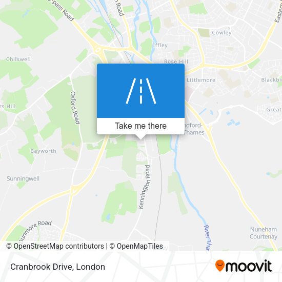 Cranbrook Drive map