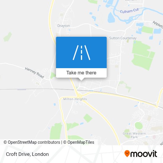 Croft Drive map