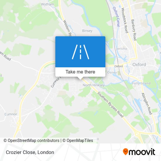 Crozier Close map