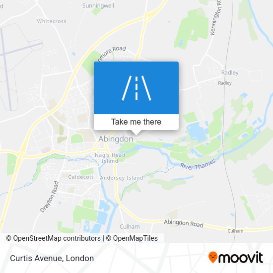 Curtis Avenue map