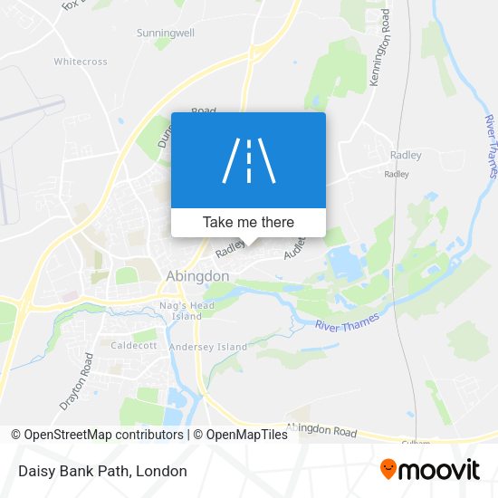 Daisy Bank Path map