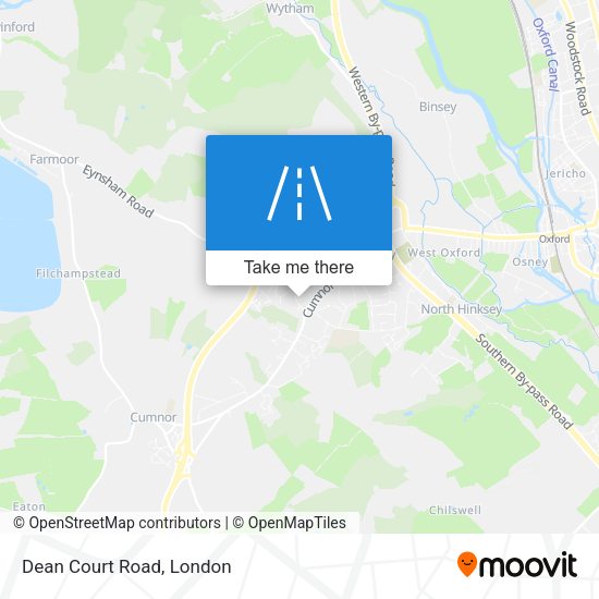 Dean Court Road map