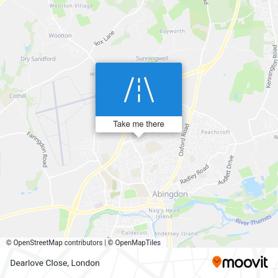 Dearlove Close map