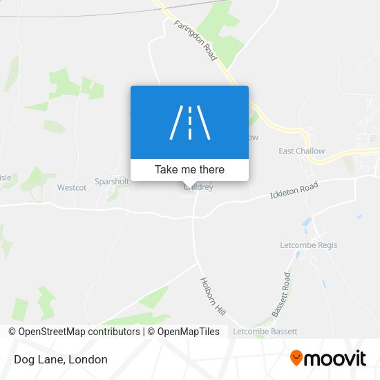 Dog Lane map