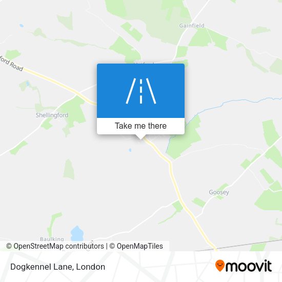 Dogkennel Lane map