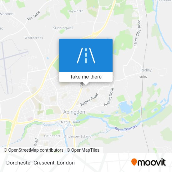 Dorchester Crescent map
