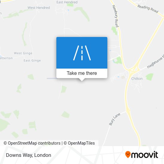 Downs Way map
