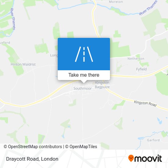 Draycott Road map