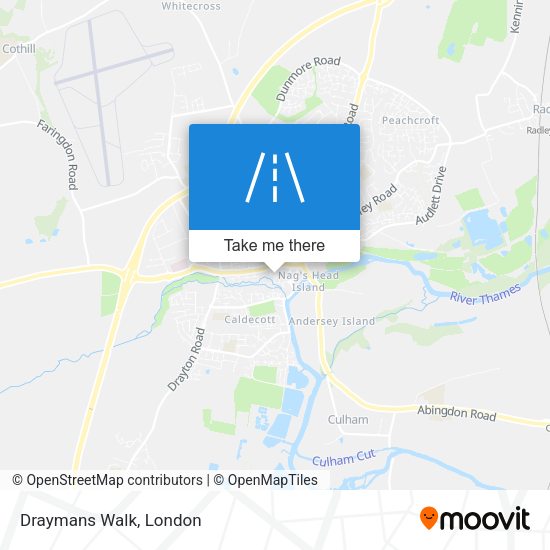 Draymans Walk map